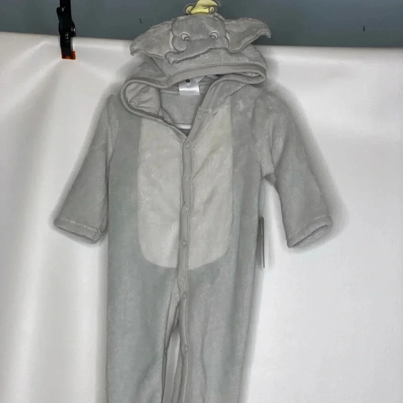 Disney Other - Disney Baby by Disney Store Dumbo elephant fleece sleeper costume Sz 9-12m NWT